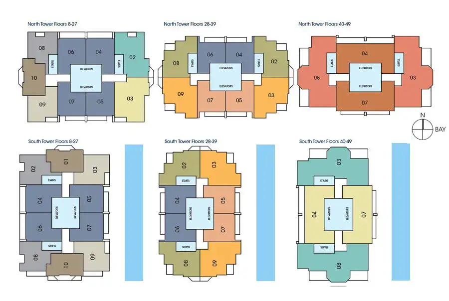 Vizcayne Condos - Keyplan
