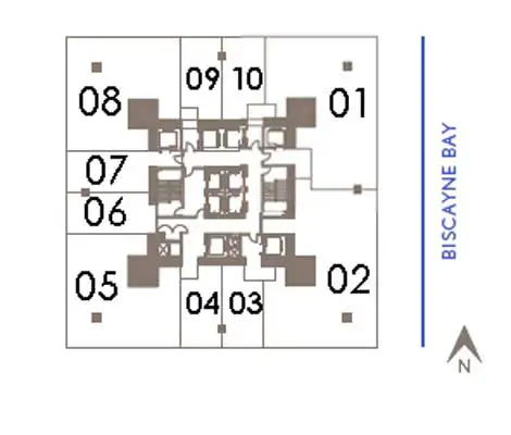 Waldorf Astoria Condos - Keyplan