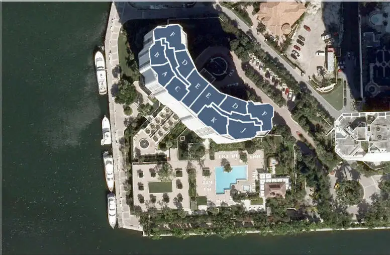 Williams Island Aerial Keyplan