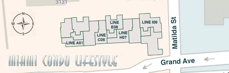 Keyplan 1 for Ziggurat Coconut Grove