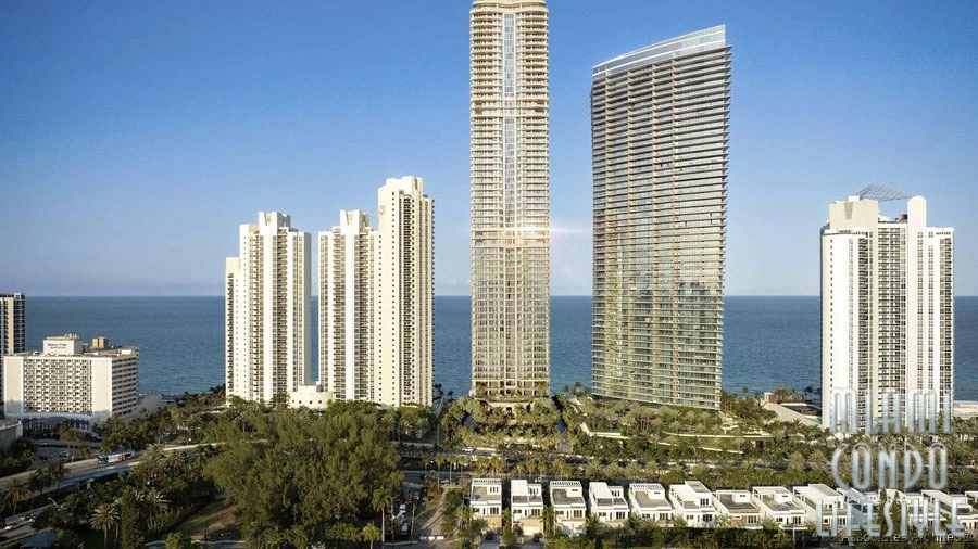 19051 Collins 19051 Collins Avenue Aerial