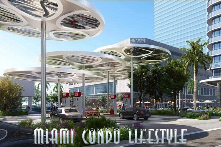 Braman Towers Gas Station