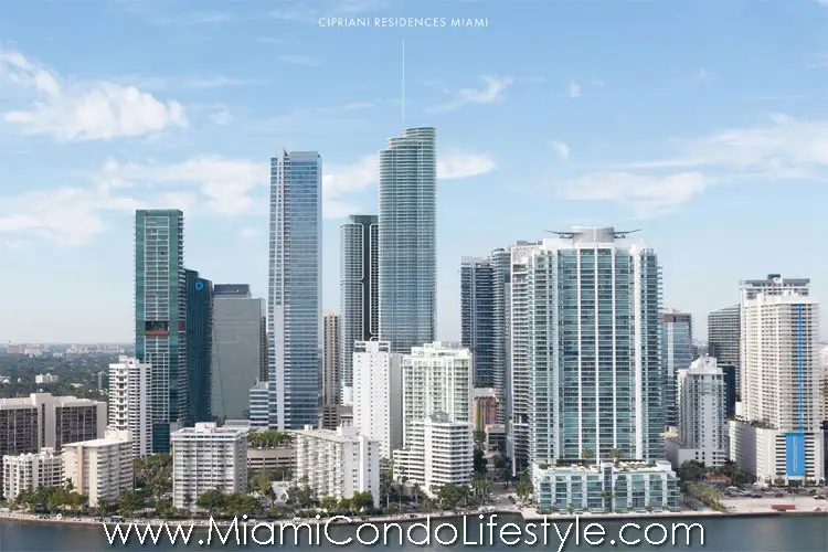 Cipriani Residences Miami Aerial