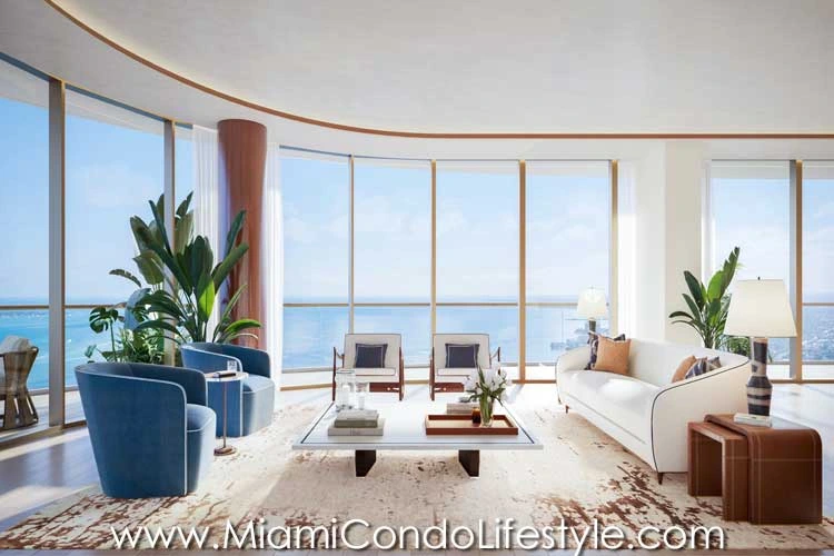 Cipriani Residences Miami Living Room