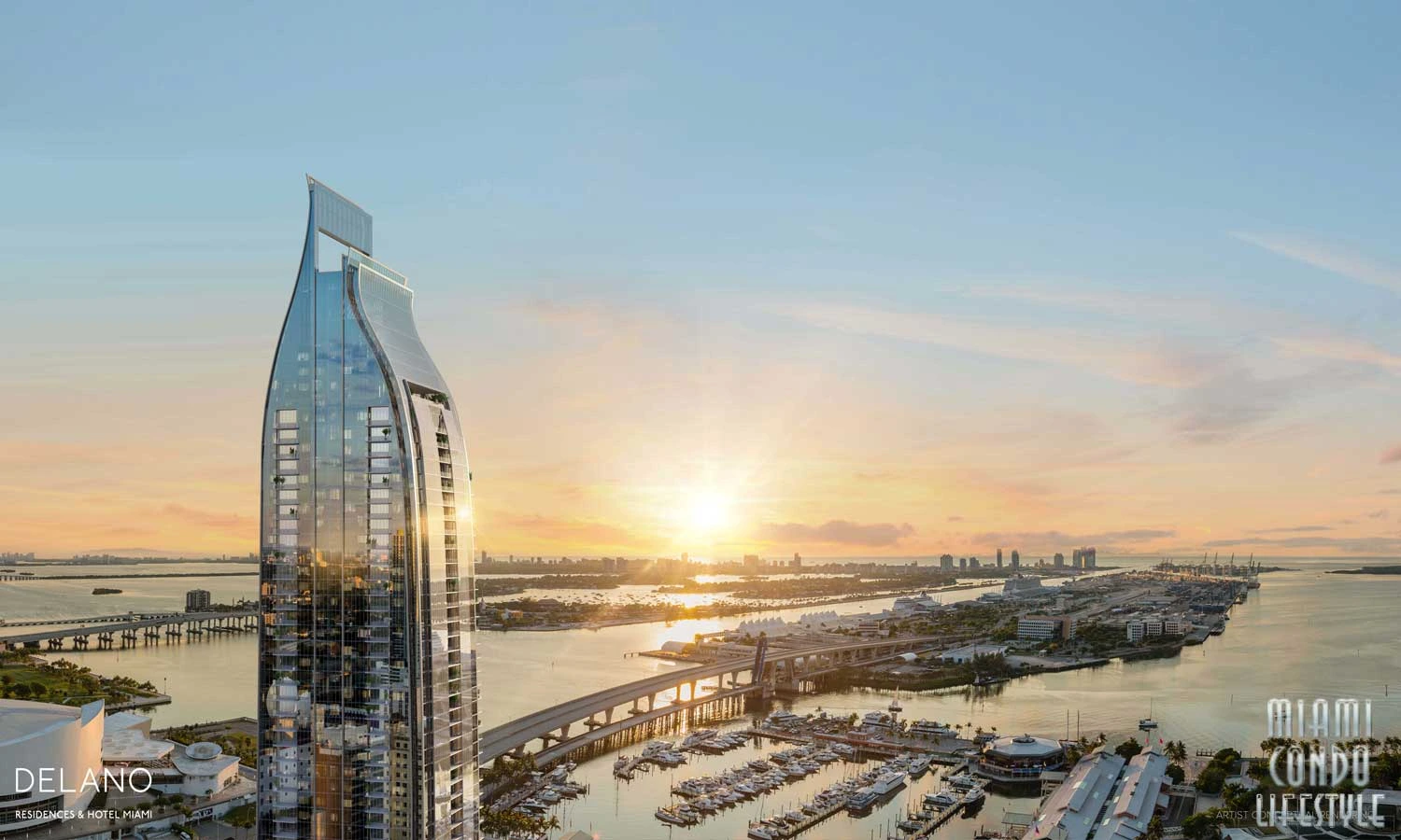 Delano Residences Delano Residences Miami Aerial