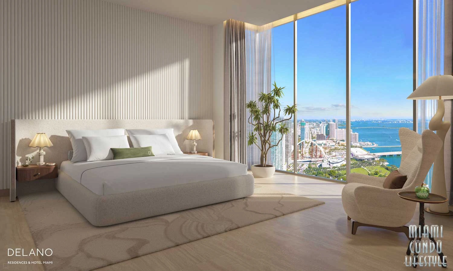 Delano Residences Delano Residences Miami Bedroom