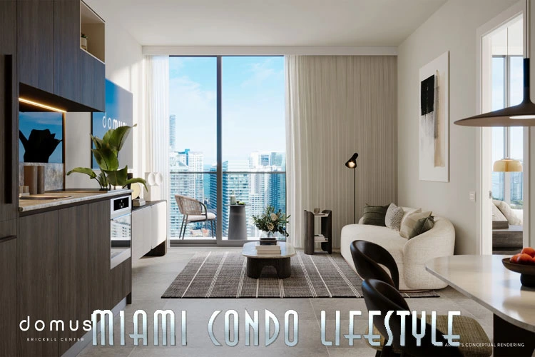 DOMUS Brickell Center Living Room