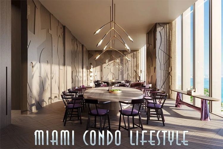 Miami Tropic Residences Boardroom