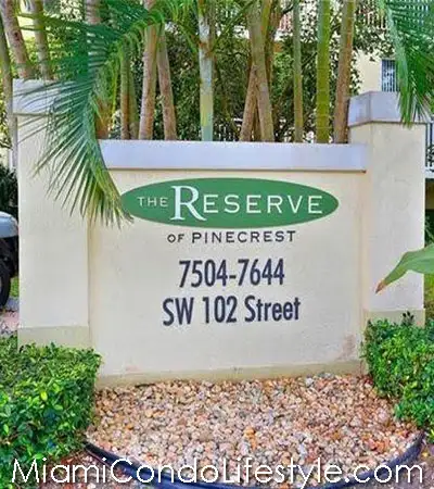 Reserve at Pinecrest, 7504-7644 SW 102 Street, Pinecrest, Florida, 33156