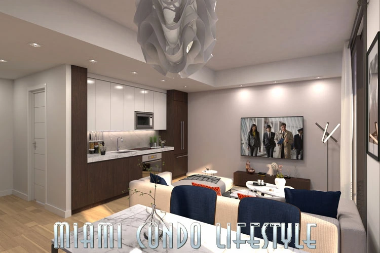 Roble One Coconut Grove Sala de estar