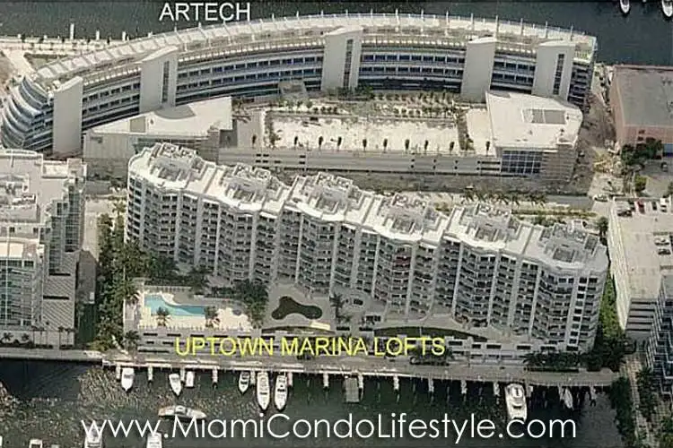 Uptown Marina Lofts Aerial