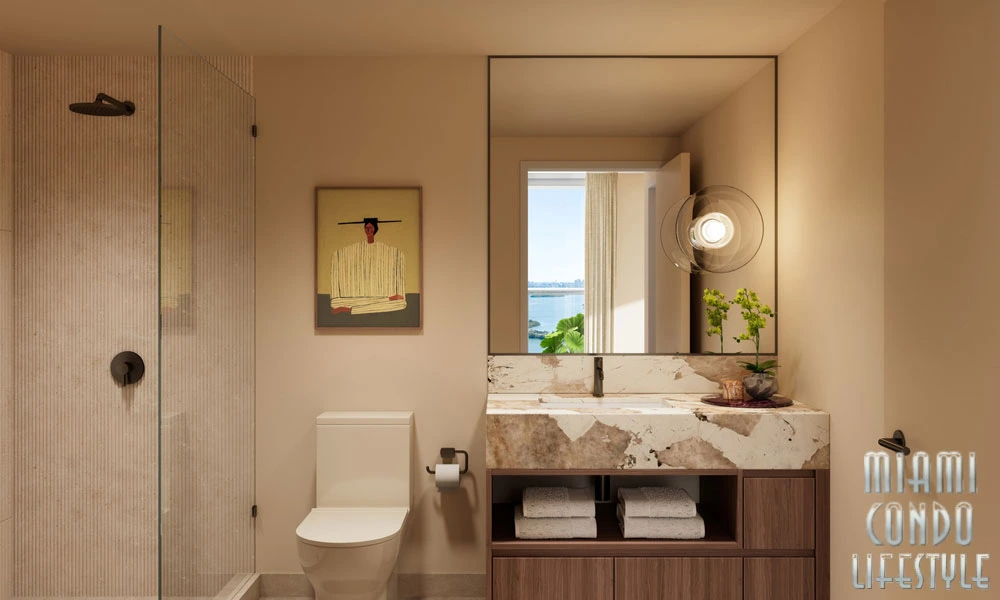 The William The William Residences North Miami Bathroom