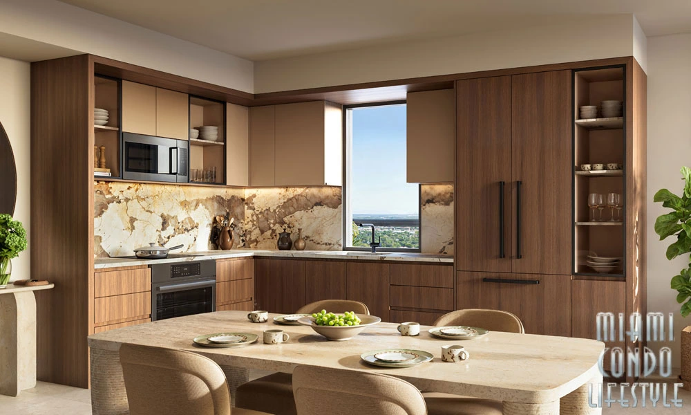 The William The William Residences North Miami Kitchen